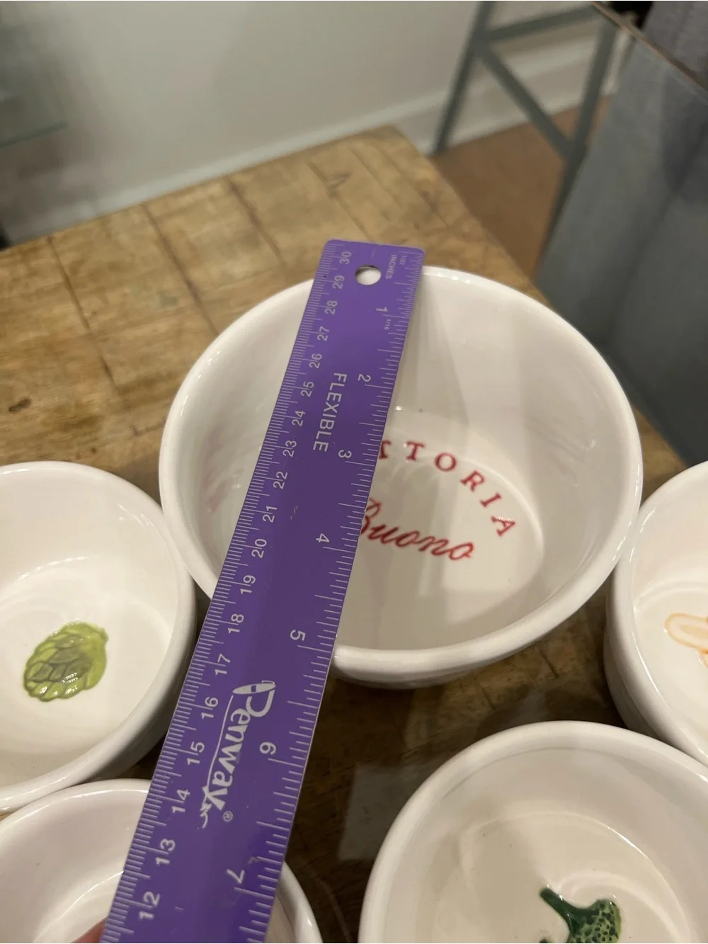 the Pottery Barn Pizza Buono Condiment Set